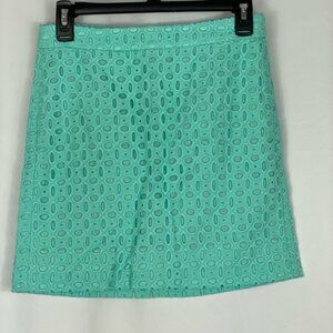 J. Crew Teal mini skirt